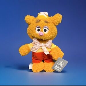 Disney Store Baby Fozzie Bear Plush Muppet Babies 13 inch NEW w/ Disney Tag
